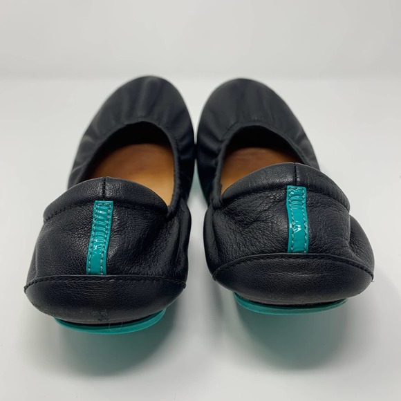 Tieks by Gavrieli Matte Black Ballerina The Ballet Flats Shoes Leather Size US 7 - Picture 7 of 8